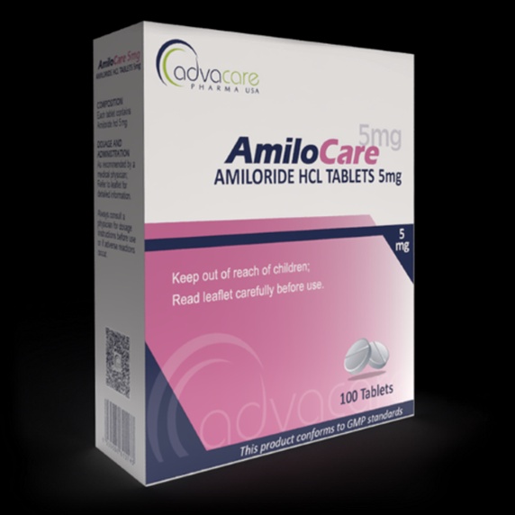 Acheter Amiloride - Illustration de comprimés et balance des prix