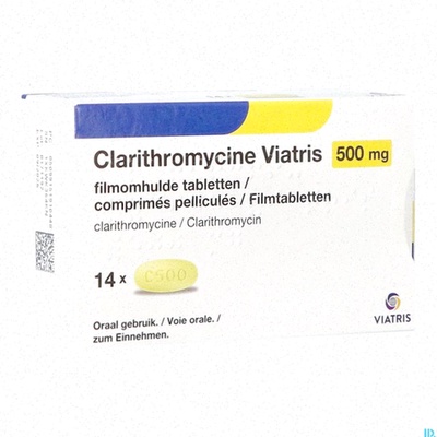 Acheter Clarithromycin - Image d'un flacon et comprimés