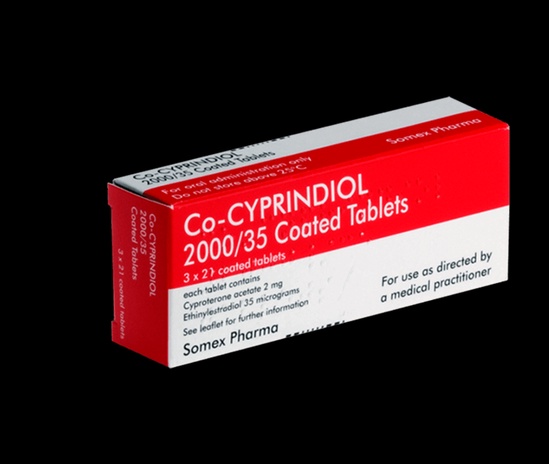 Acheter Cyprotérone - Illustration d’un blister de comprimés