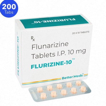 Achat Flunarizine - illustration d'un comprimé et migraine