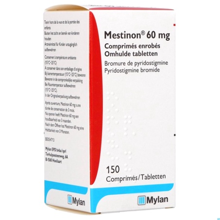 Acheter Mestinon - Illustration de pilule et colis express