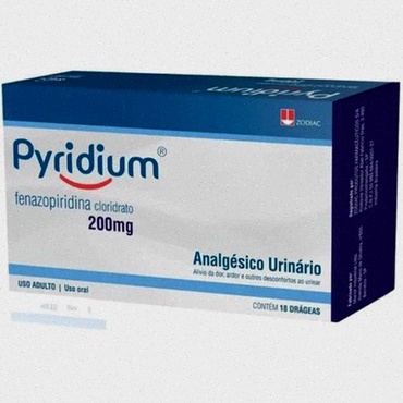 Acheter le Pyridium - Illustration d'un comprimé et d'un packaging