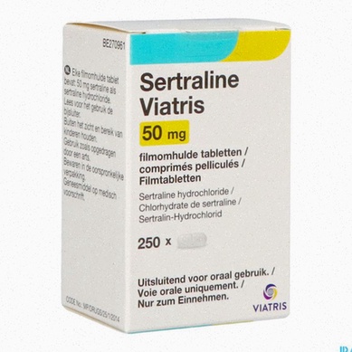 Acheter Sertraline - schéma d'un cerveau et d'un comprimé