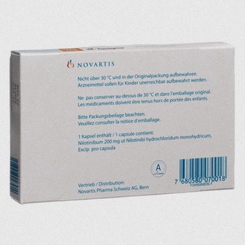 Achat Tasigna – traitement anticancéreux et pilule